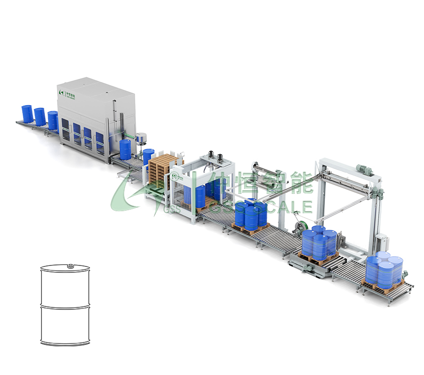  200L全自動(dòng)開(kāi)灌旋灌裝線(xiàn)（雙工位)